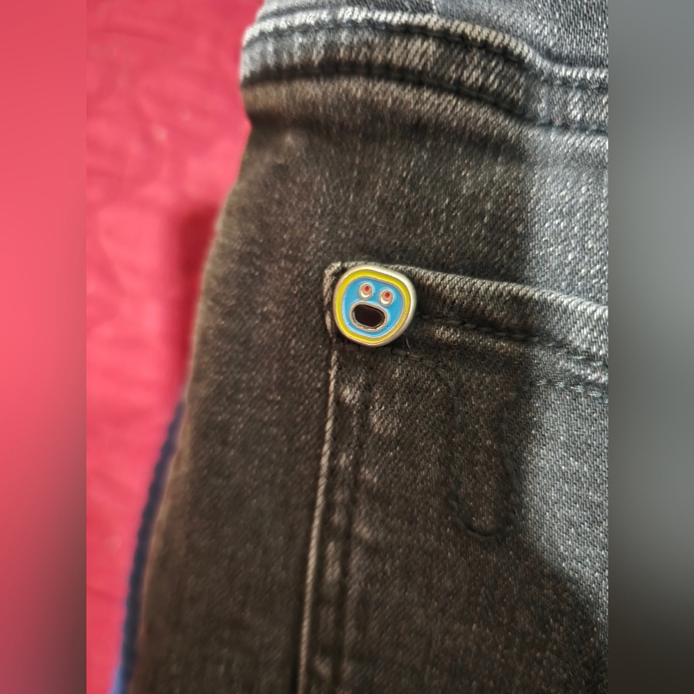 Ice cream Stress Black Running Dog Jeans - Picture 7 of 11